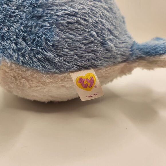 Ty Beanie Ballz, Laguna the Dolphin, 5 in Plush Toy, Retired Collectible - Picture 4 of 6